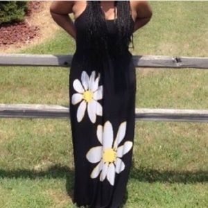 Sunflower maxi dress